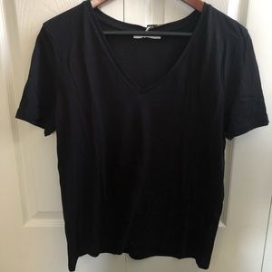 Black V-Neck T-Shirt